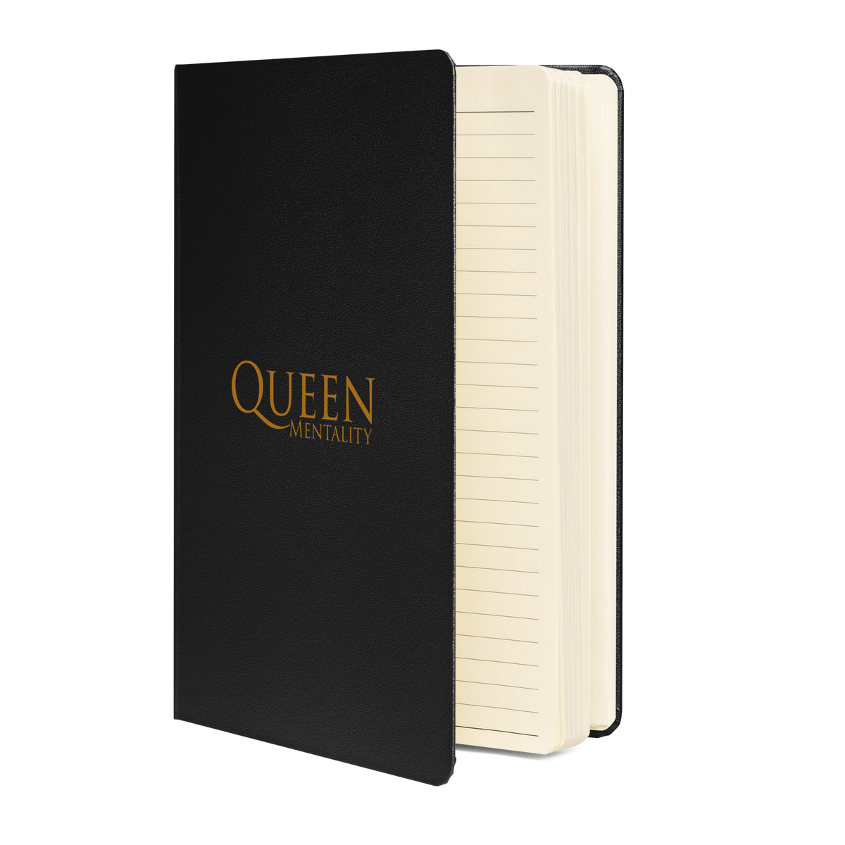 Queen Mentality Hardcover Bound Notebook (Gold)