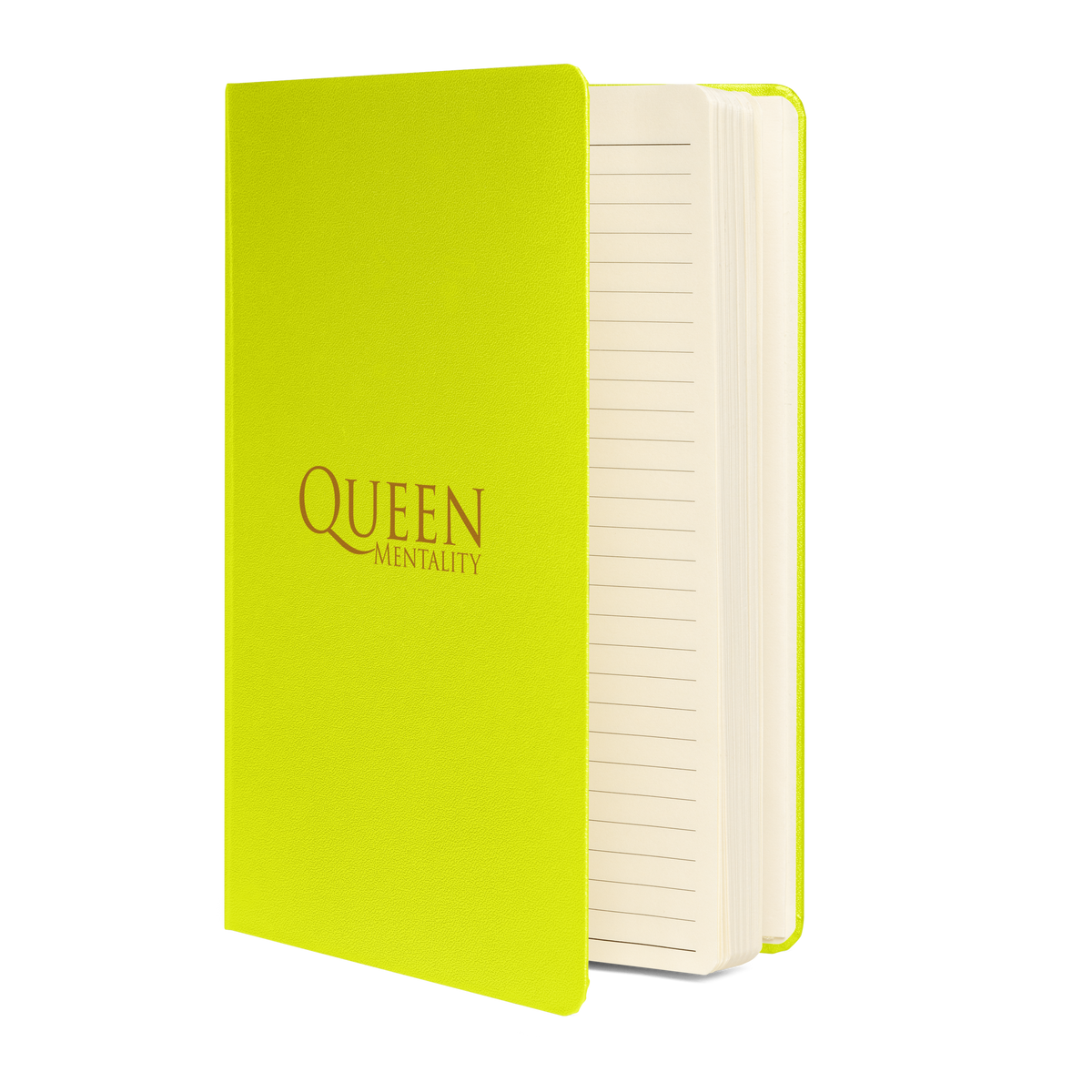 Queen Mentality Hardcover Bound Notebook (Gold)