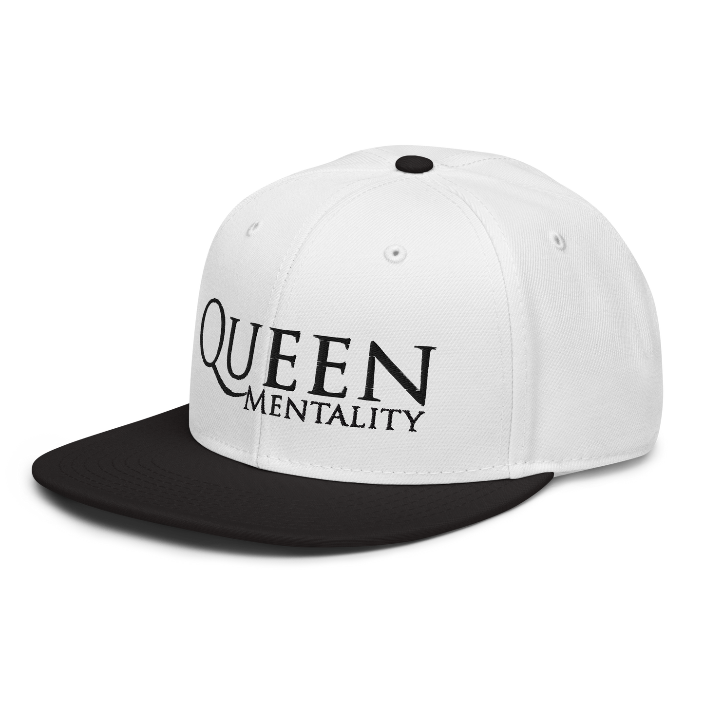 Queen Mentality Snapback (Black Variant)