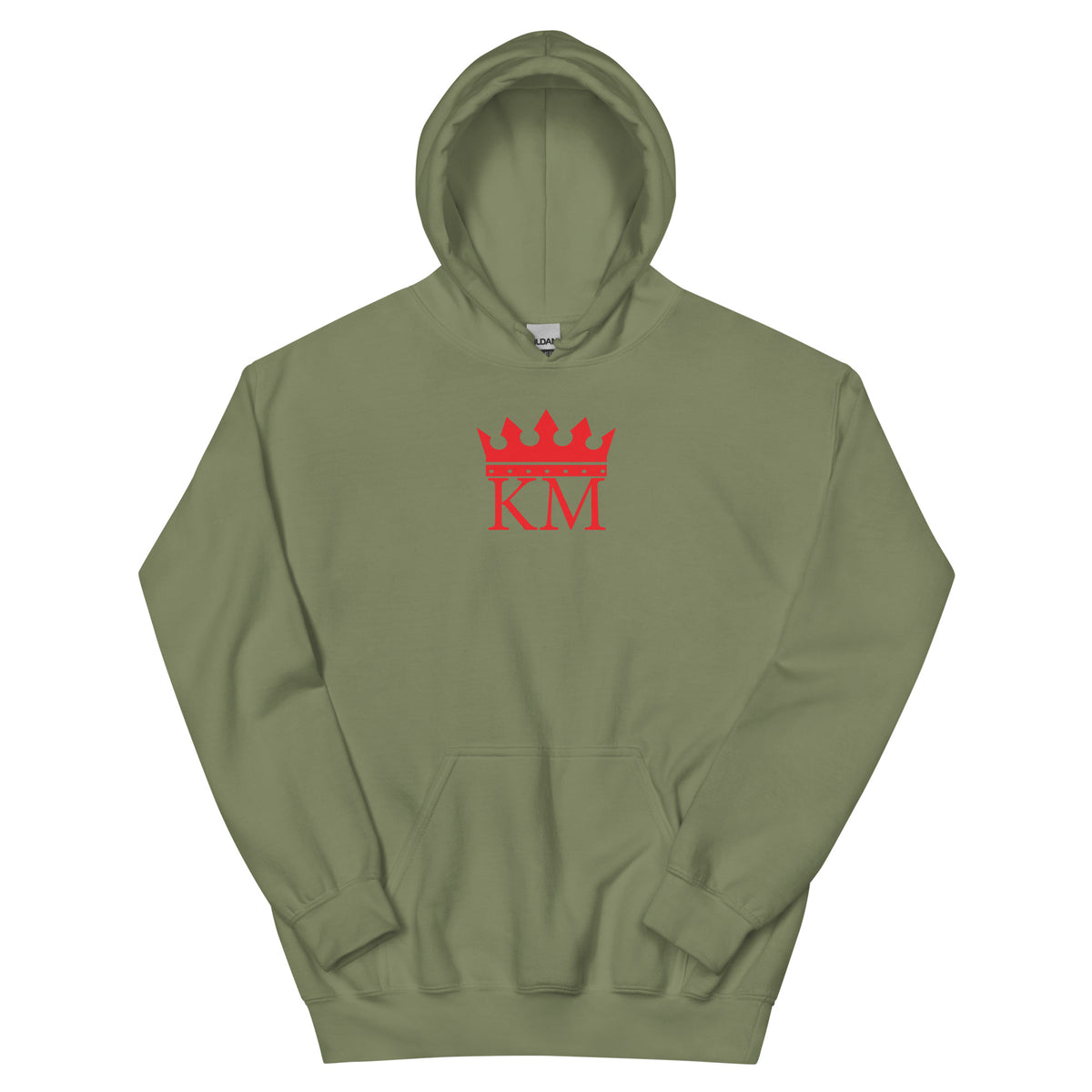 King Mentality Hoodie with Large Red Logo