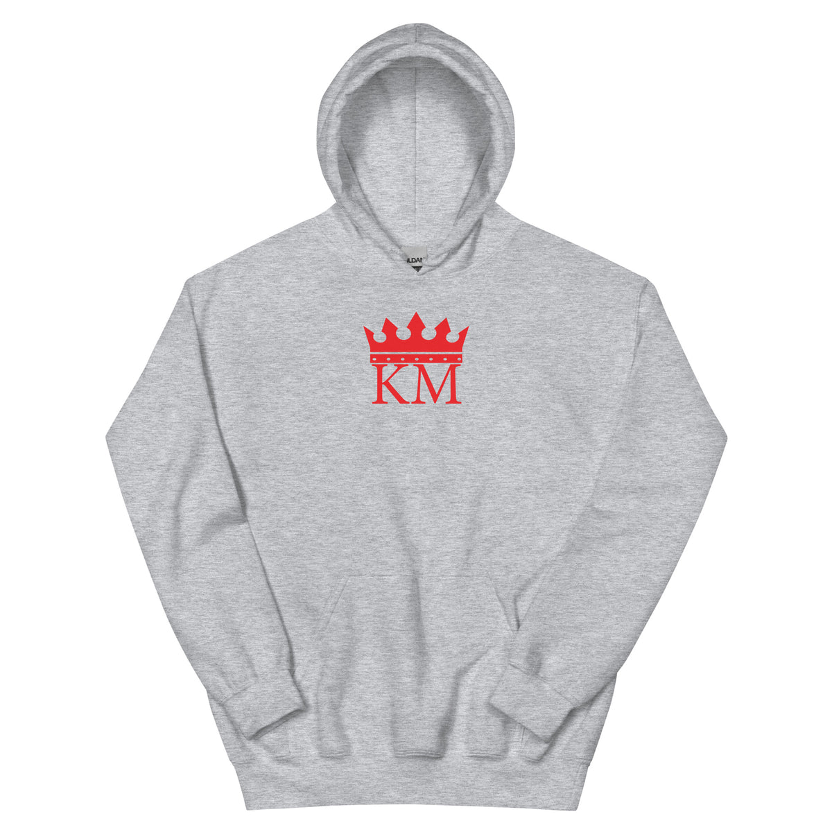 King Mentality Hoodie with Large Red Logo