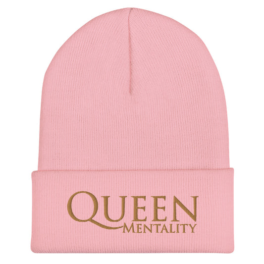 Queen Mentality Cuffed Beanie