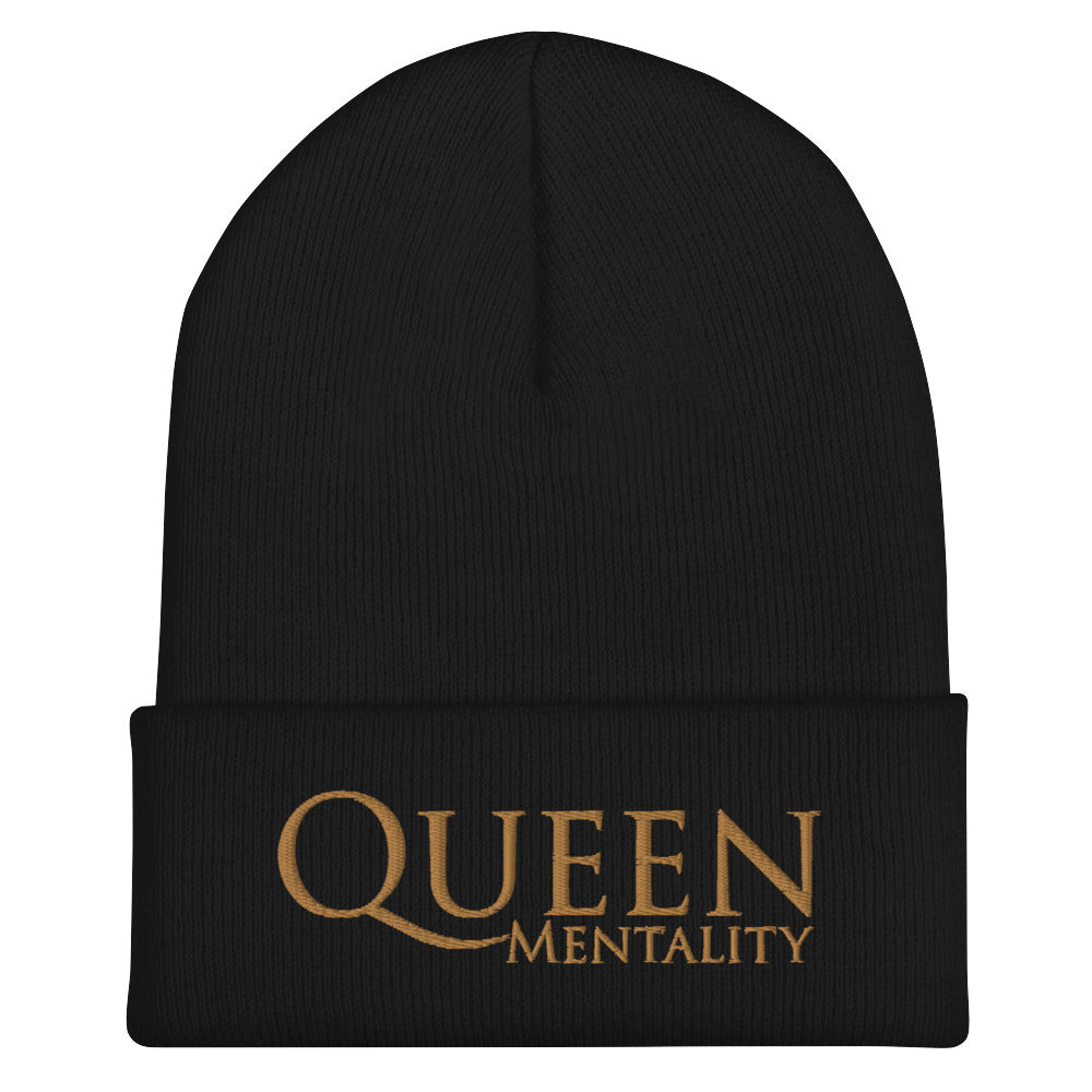 Queen Mentality Cuffed Beanie