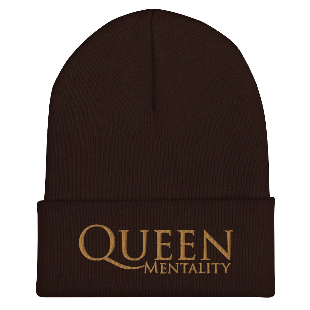 Queen Mentality Cuffed Beanie