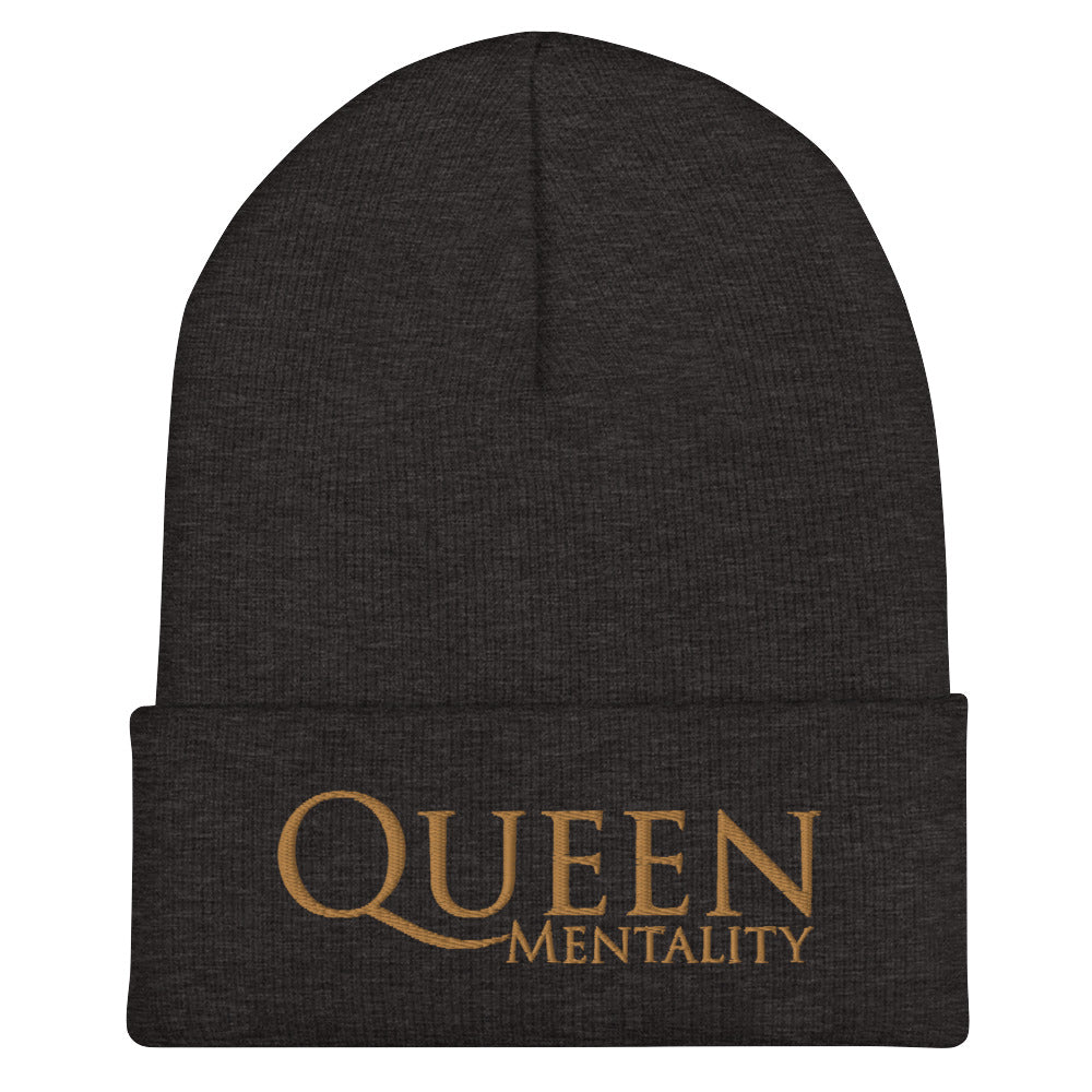 Queen Mentality Cuffed Beanie