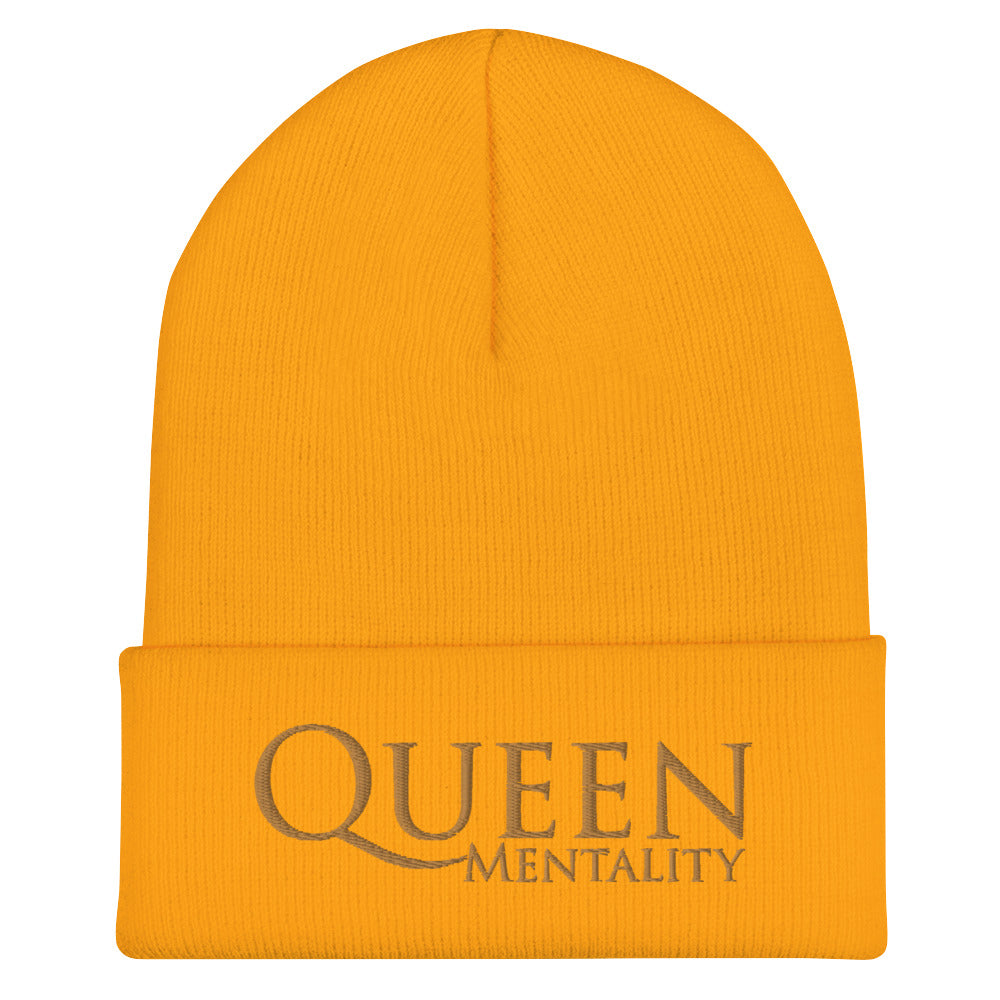 Queen Mentality Cuffed Beanie