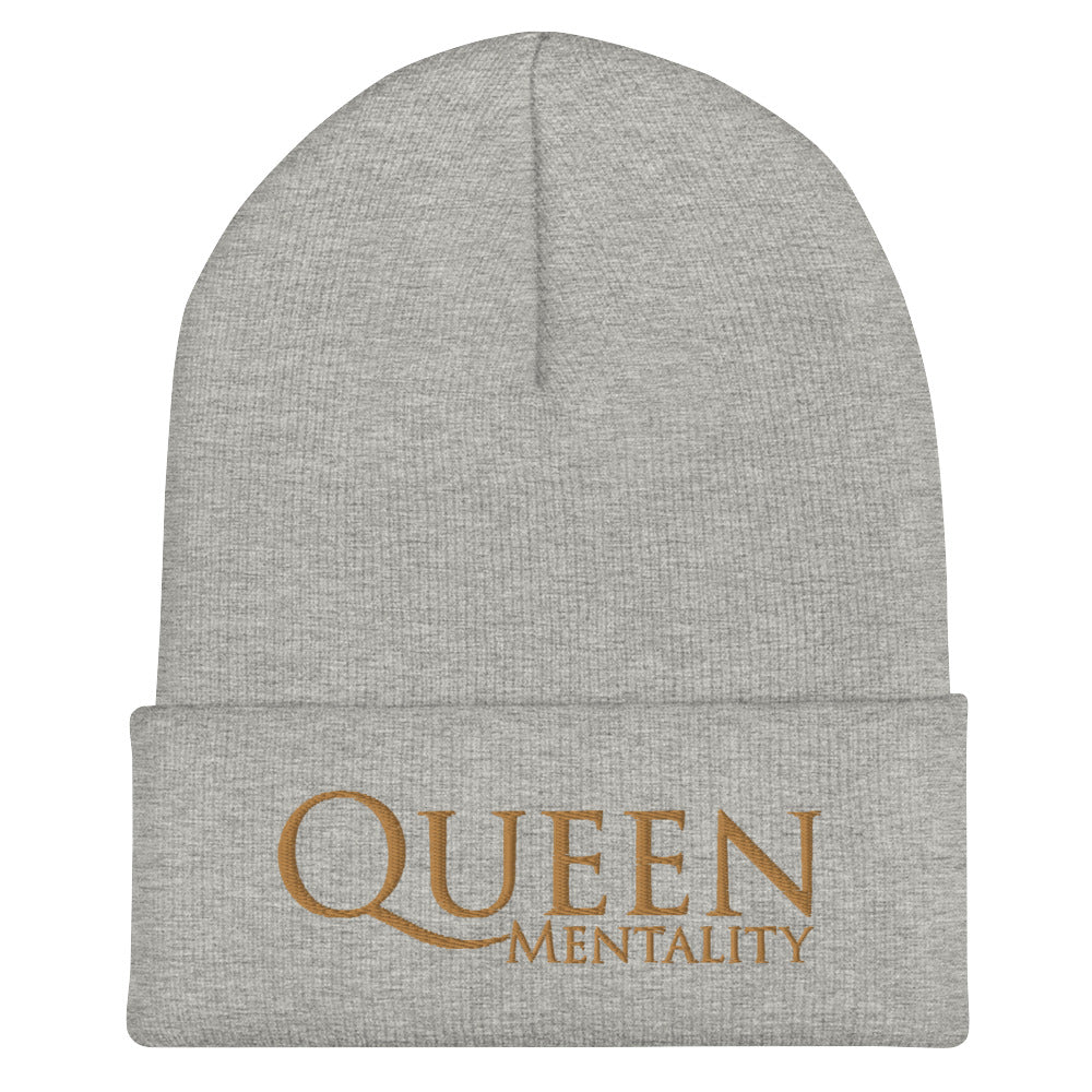 Queen Mentality Cuffed Beanie