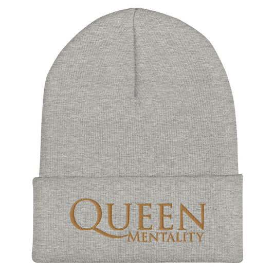 Queen Mentality Cuffed Beanie