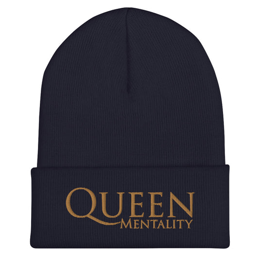 Queen Mentality Cuffed Beanie