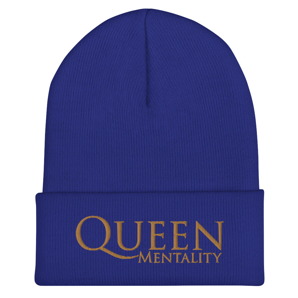 Queen Mentality Cuffed Beanie