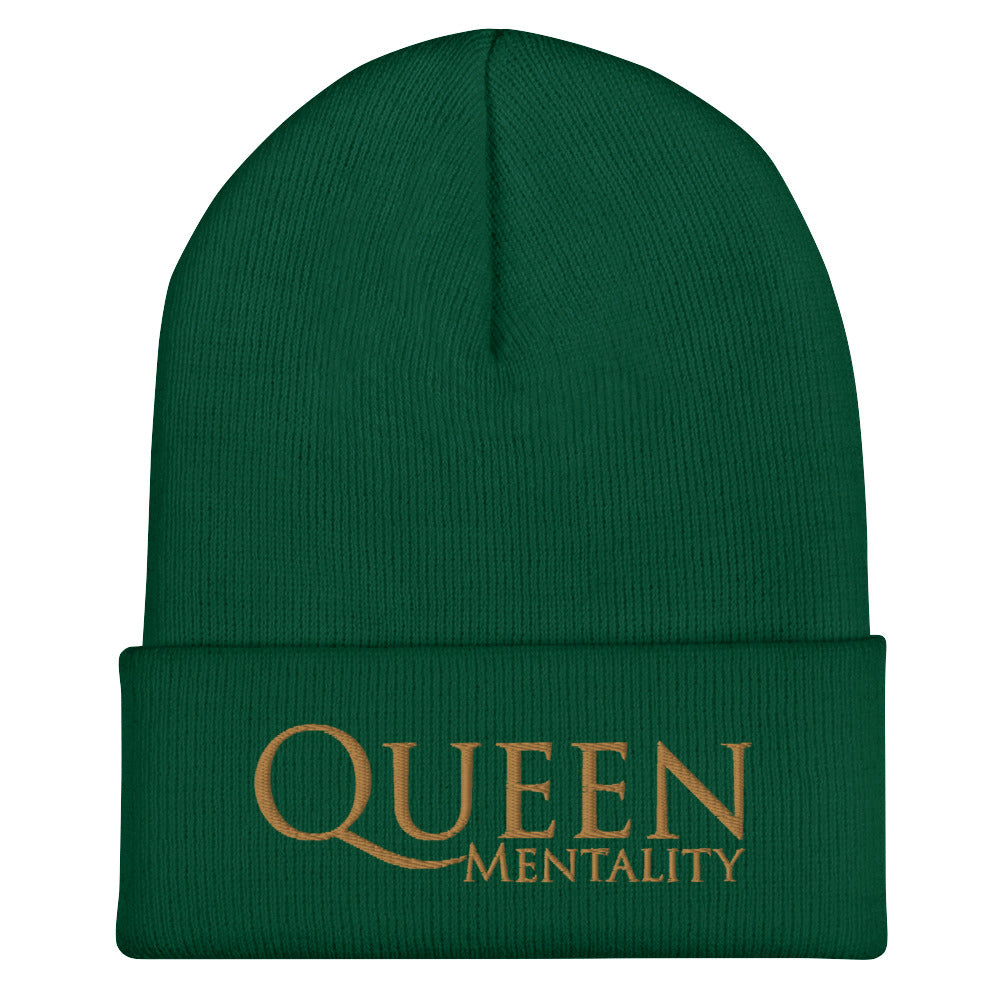 Queen Mentality Cuffed Beanie