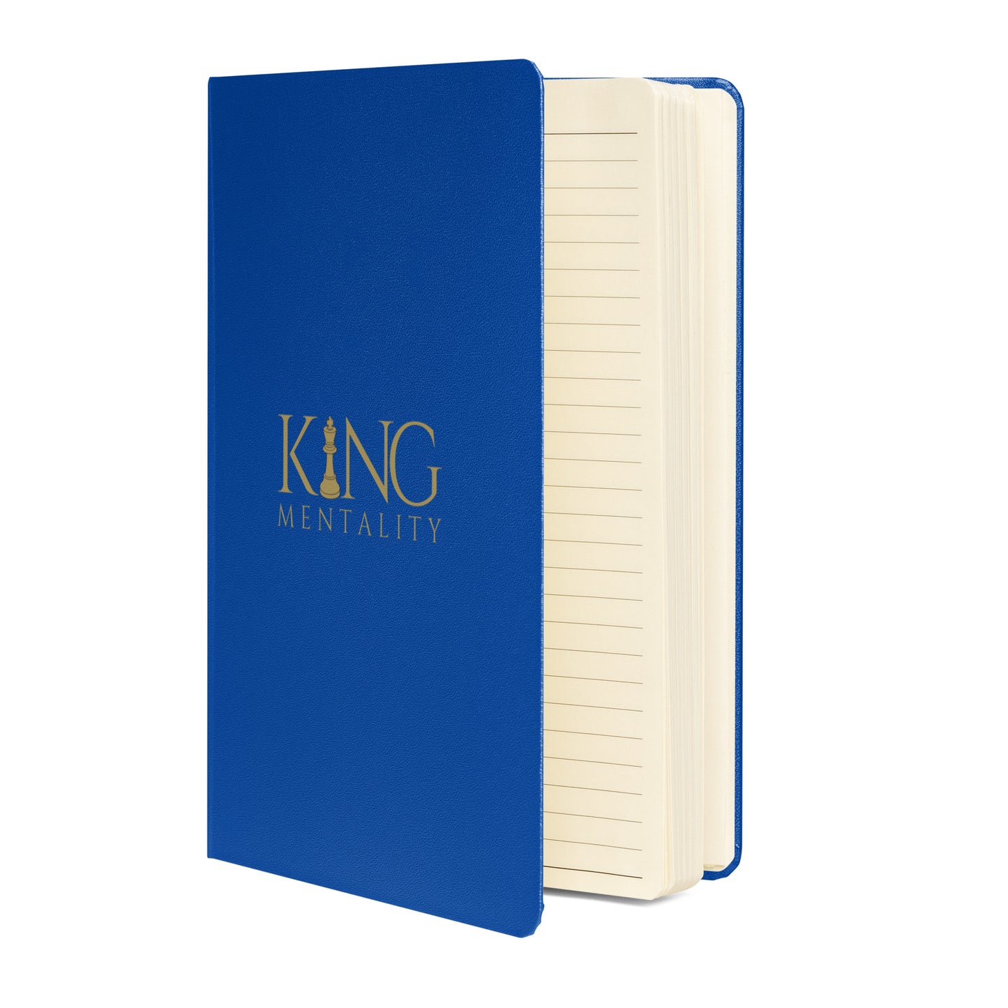 King Mentality Hardcover Bound Notebook (Gold)
