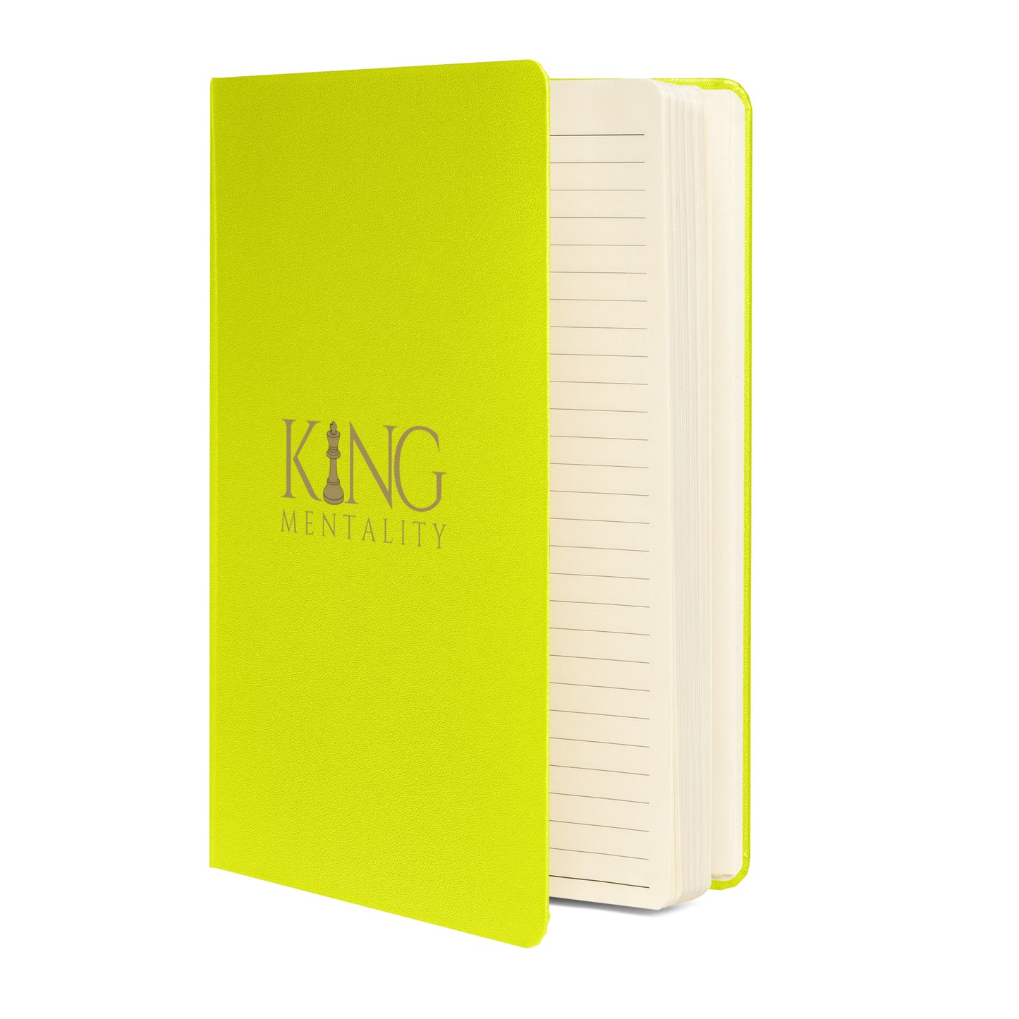 King Mentality Hardcover Bound Notebook (Gold)
