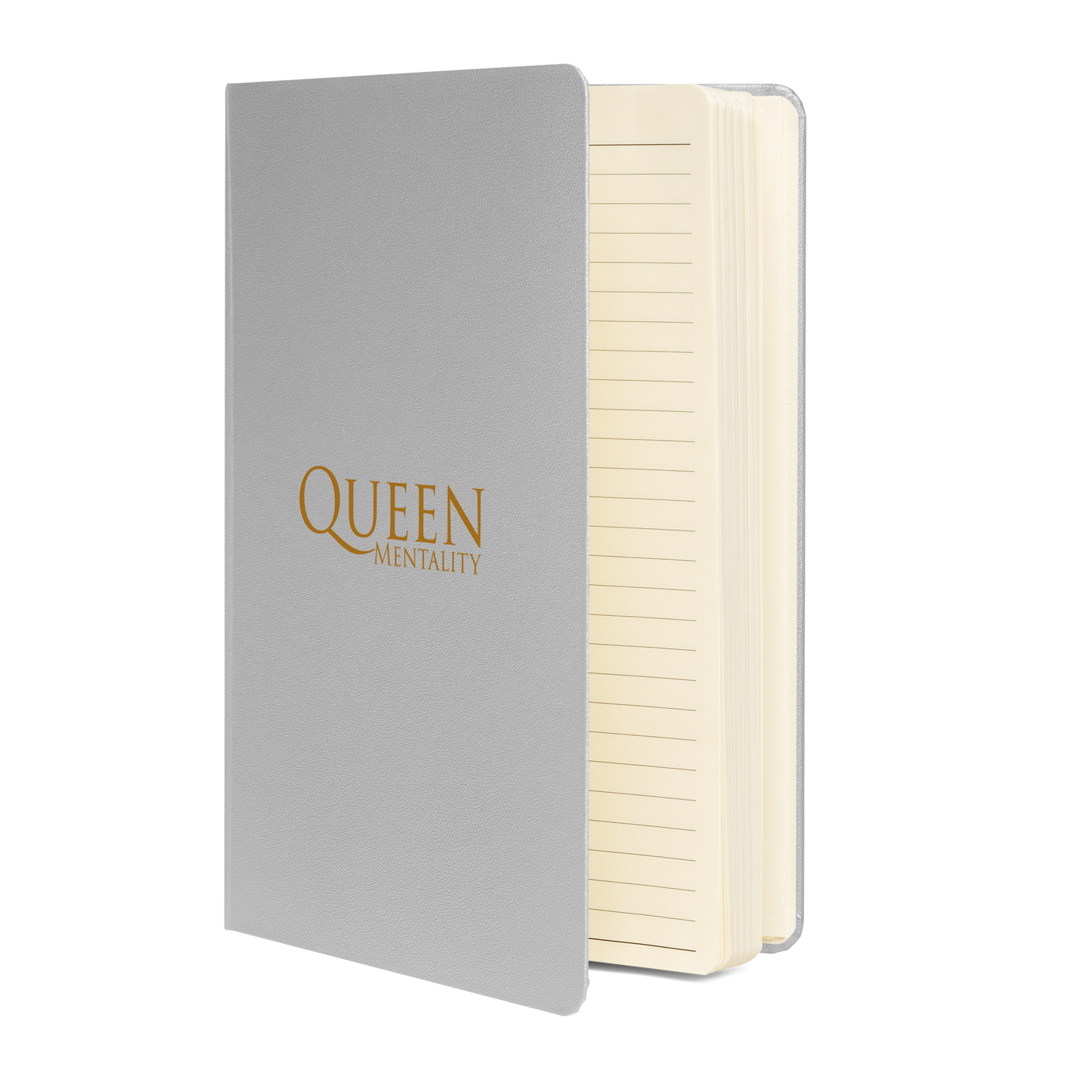 Queen Mentality Hardcover Bound Notebook (Gold)