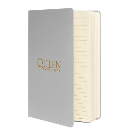 Queen Mentality Hardcover Bound Notebook (Gold)