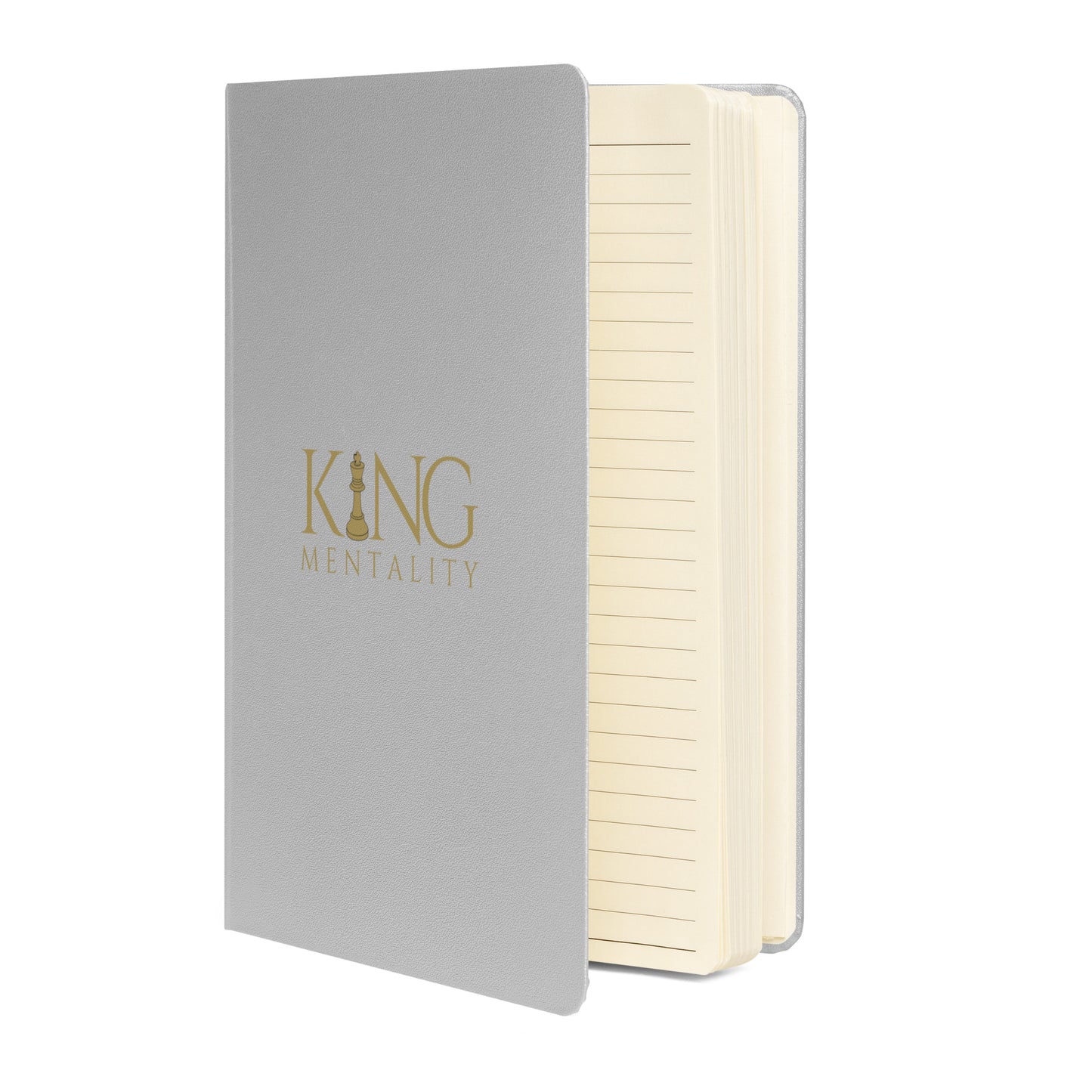King Mentality Hardcover Bound Notebook (Gold)