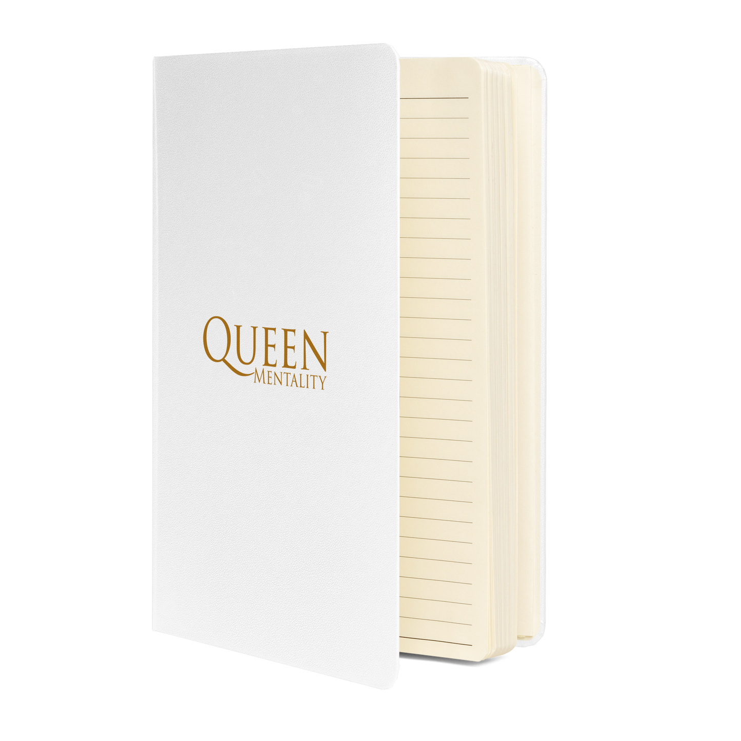Queen Mentality Hardcover Bound Notebook (Gold)