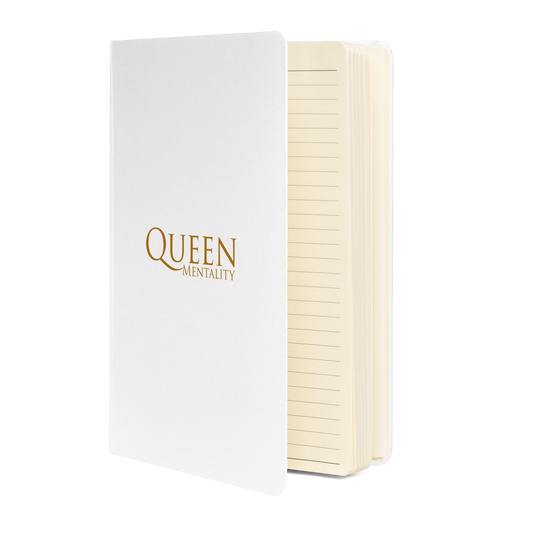 Queen Mentality Hardcover Bound Notebook (Gold)