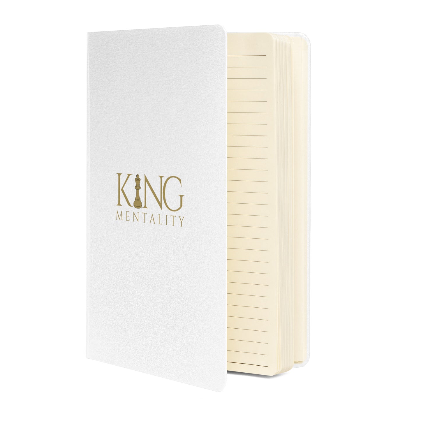 King Mentality Hardcover Bound Notebook (Gold)