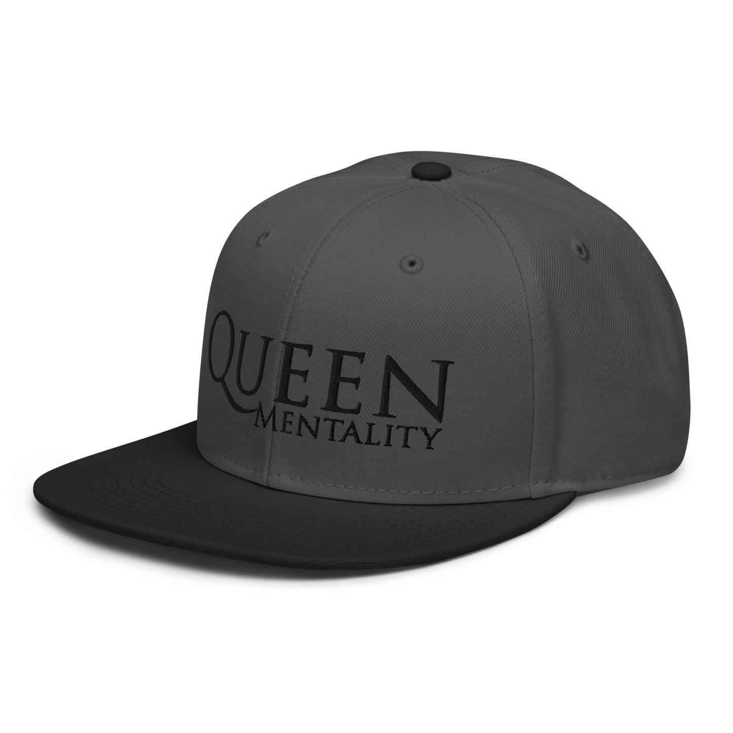 Queen Mentality Snapback (Black Variant)