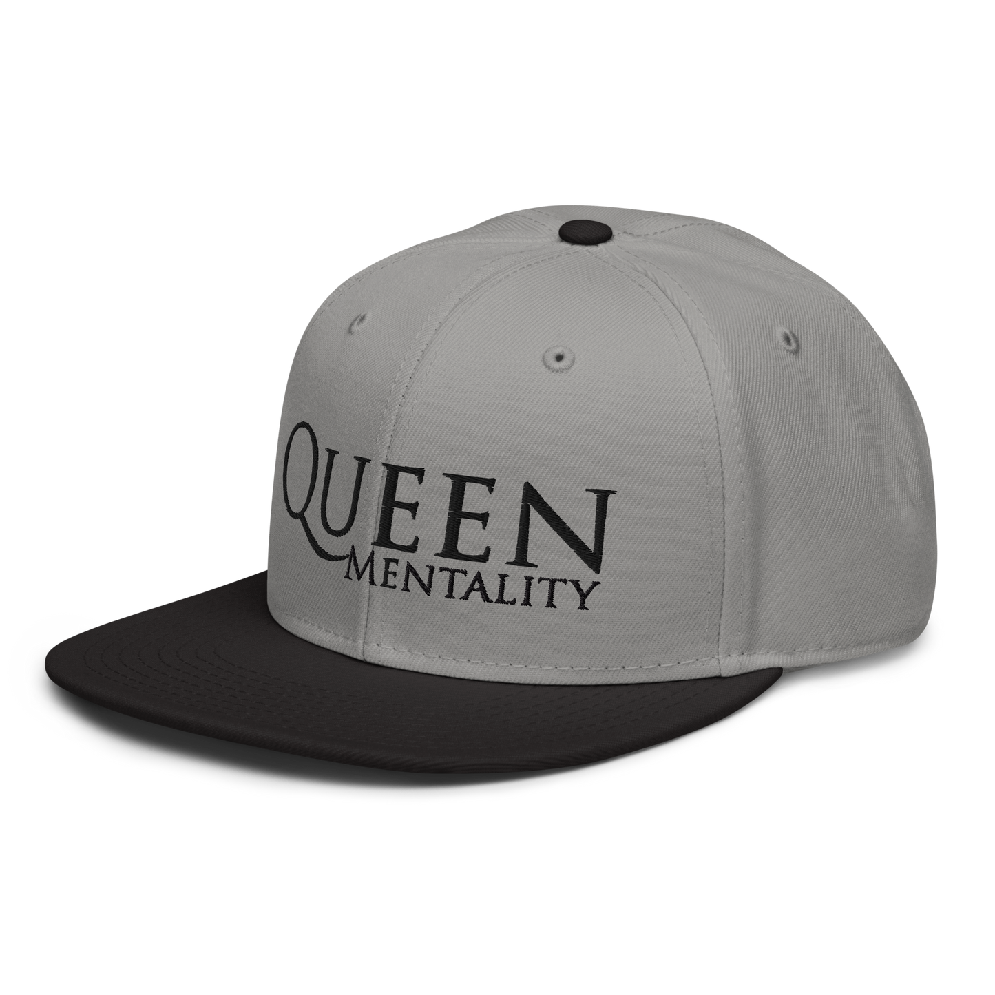 Queen Mentality Snapback (Black Variant)