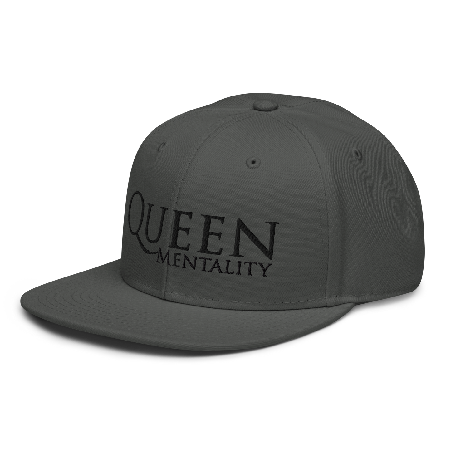Queen Mentality Snapback (Black Variant)