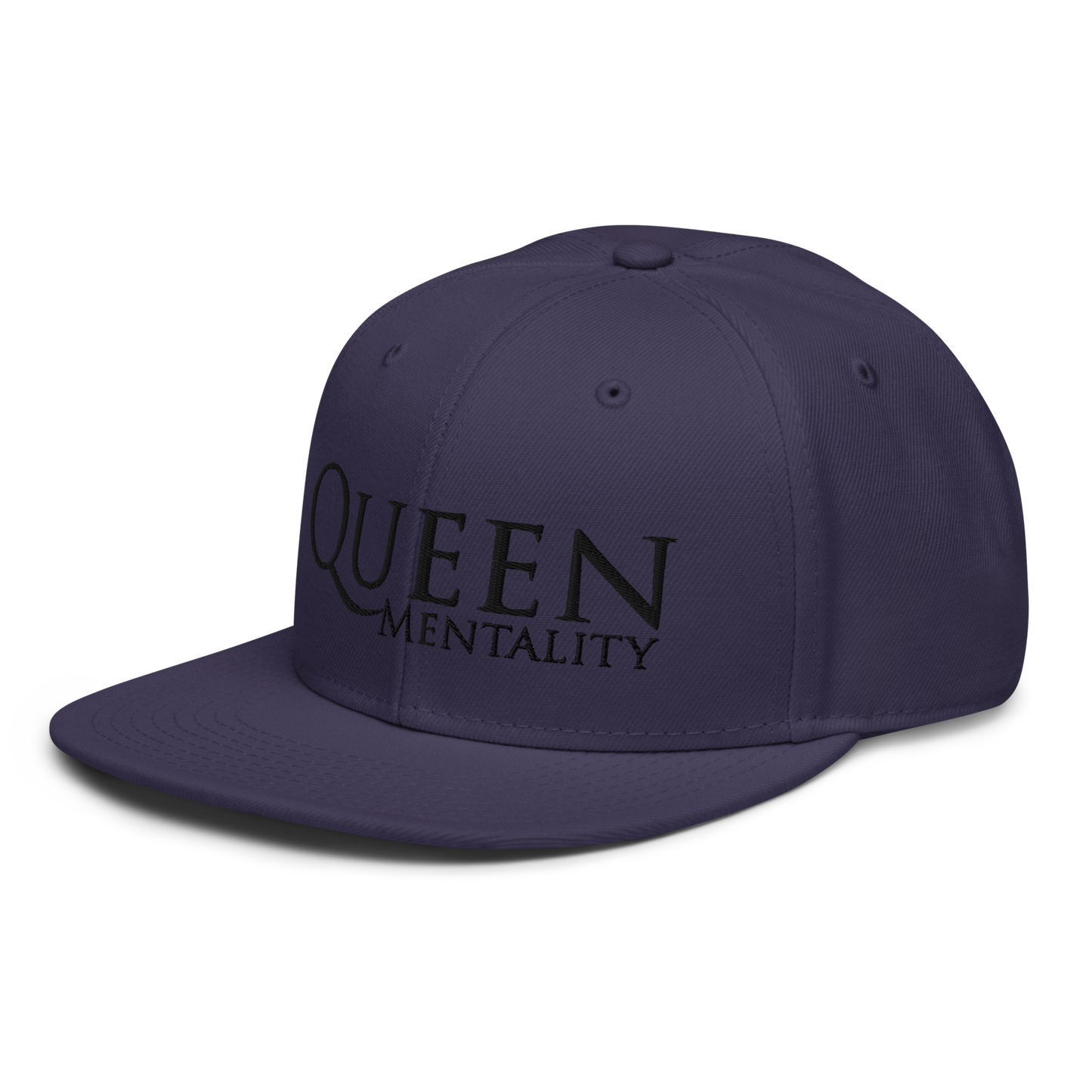 Queen Mentality Snapback (Black Variant)