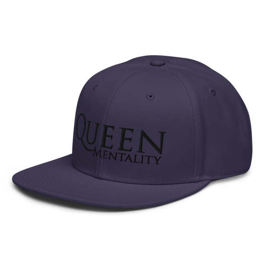 Queen Mentality Snapback (Black Variant)