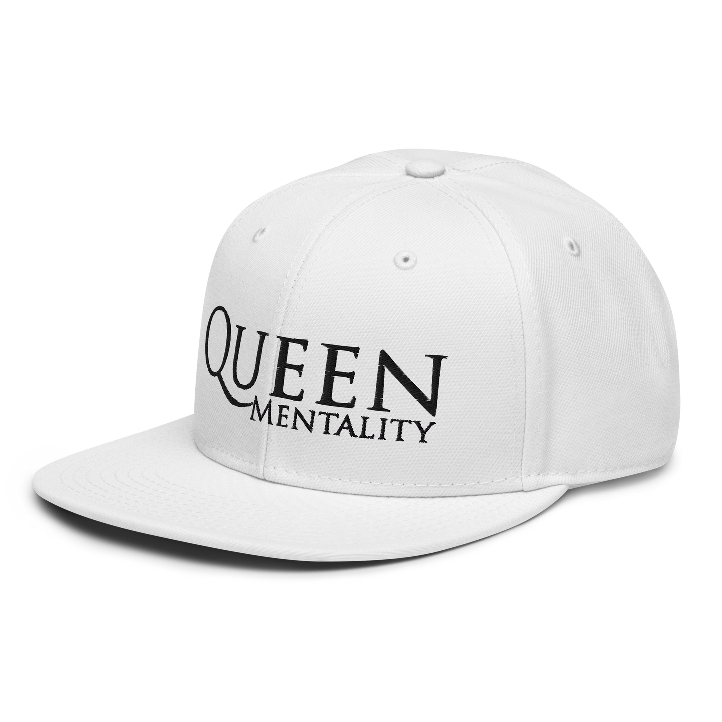Queen Mentality Snapback (Black Variant)