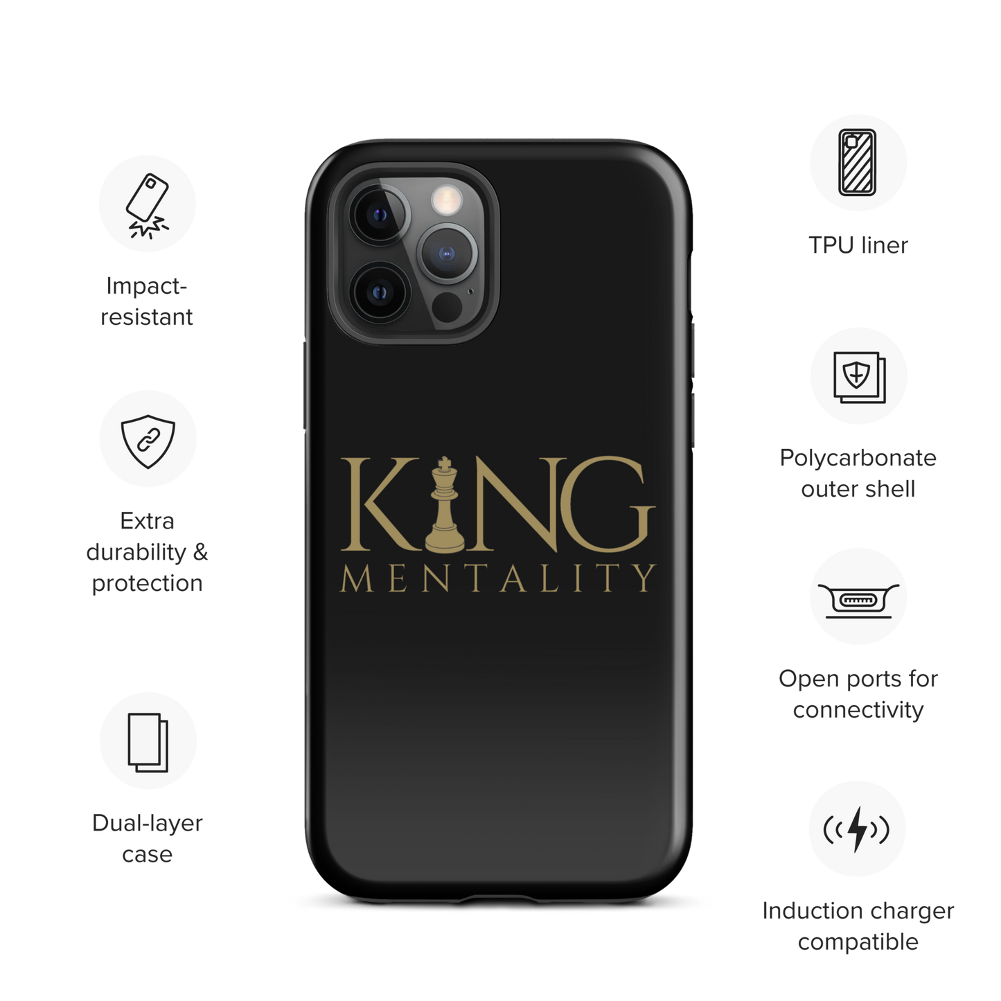 King Mentality Case for iPhone® (Tough Case)