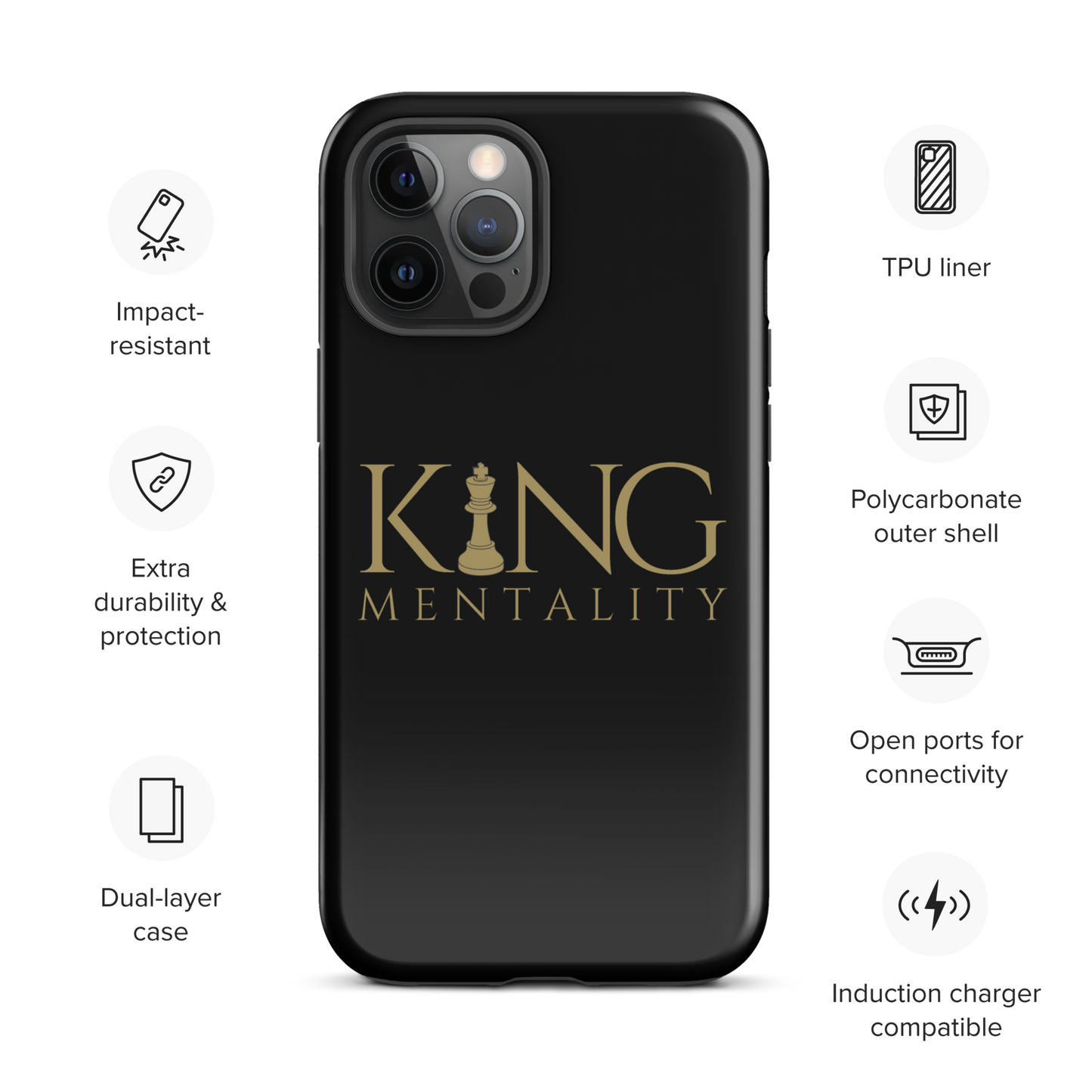 King Mentality Case for iPhone® (Tough Case)