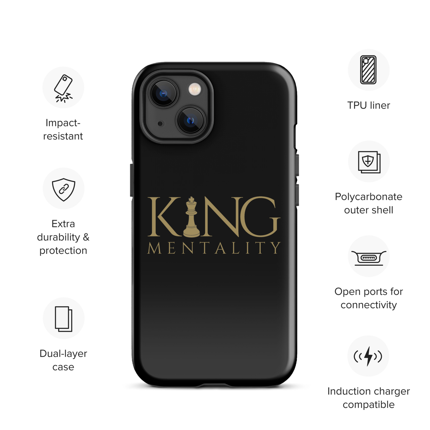 King Mentality Case for iPhone® (Tough Case)