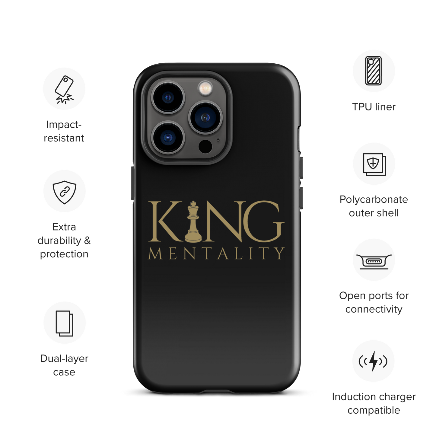 King Mentality Case for iPhone® (Tough Case)