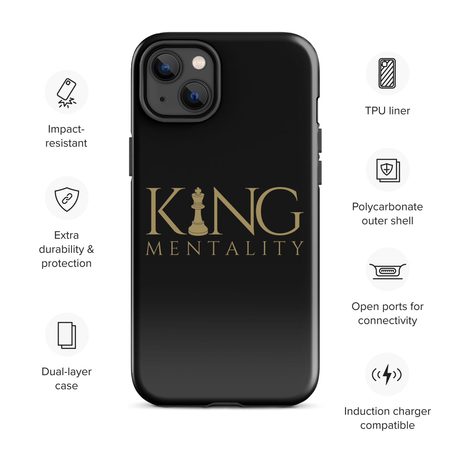 King Mentality Case for iPhone® (Tough Case)