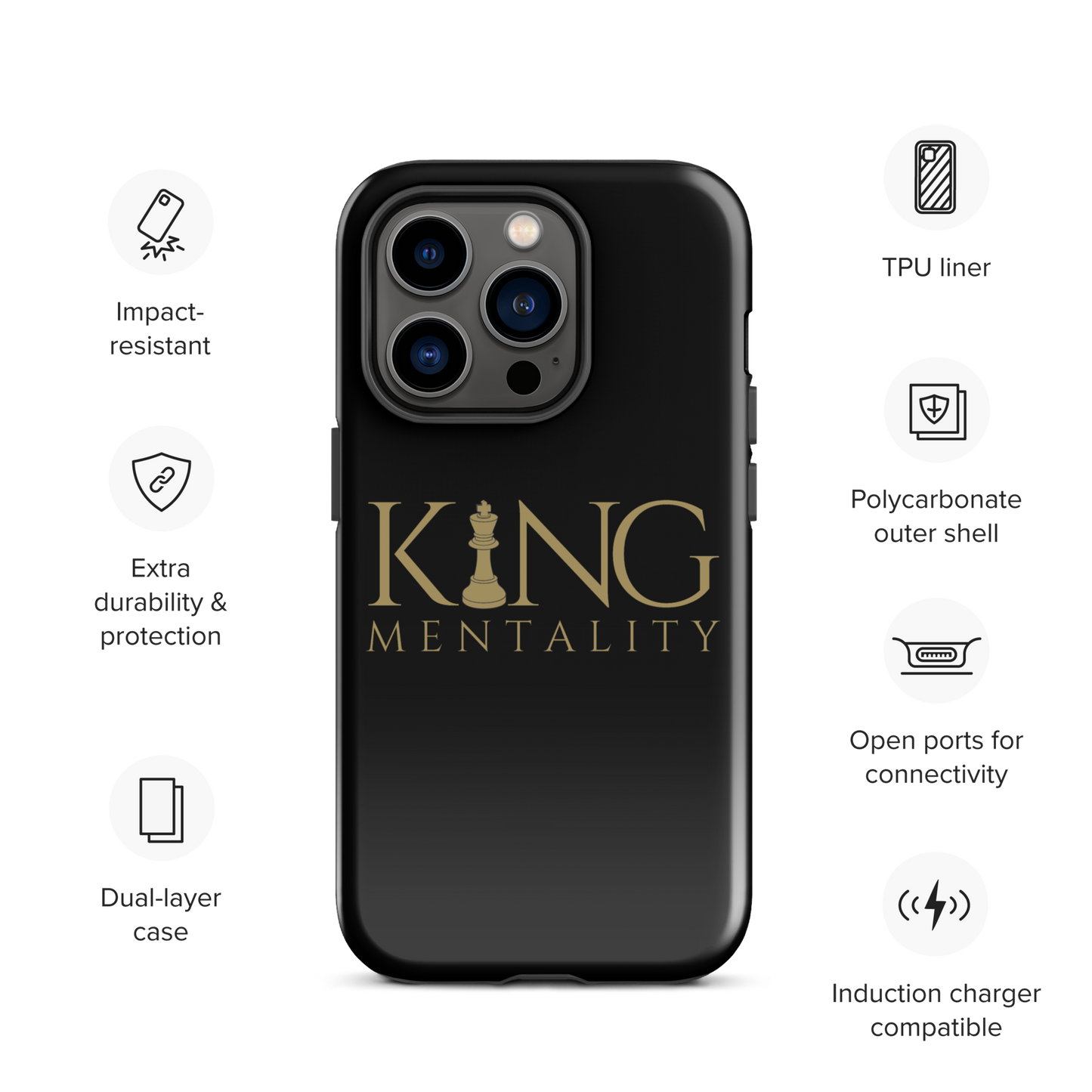 King Mentality Case for iPhone® (Tough Case)