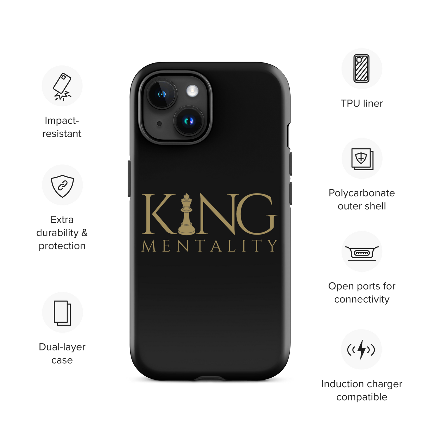 King Mentality Case for iPhone® (Tough Case)
