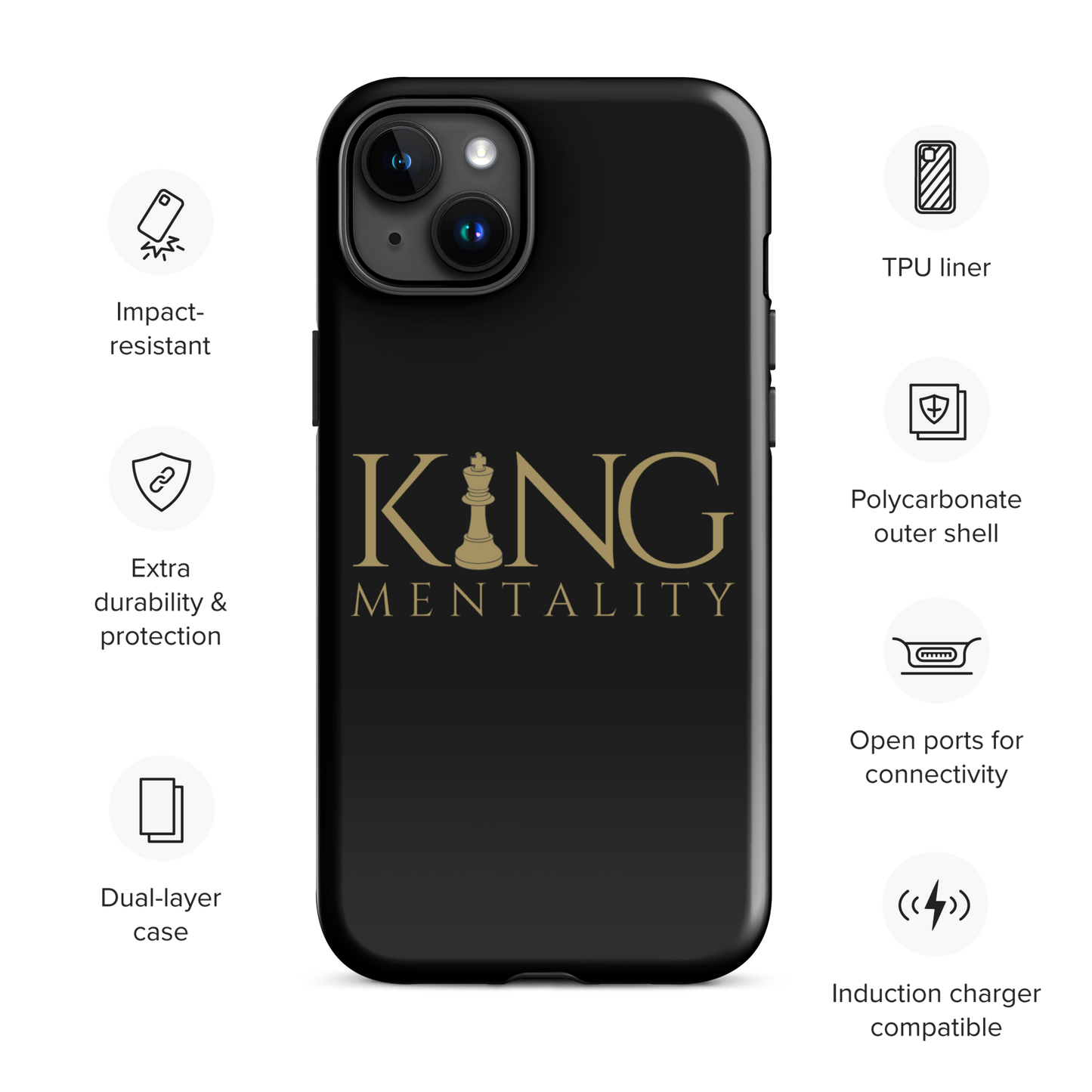 King Mentality Case for iPhone® (Tough Case)