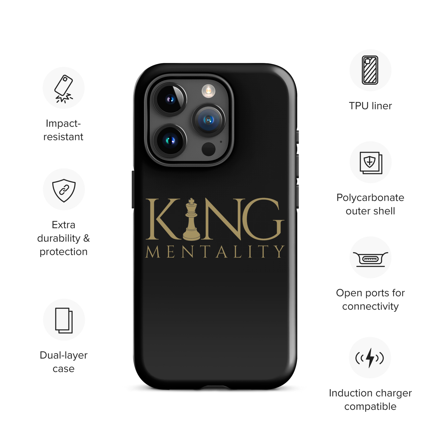 King Mentality Case for iPhone® (Tough Case)