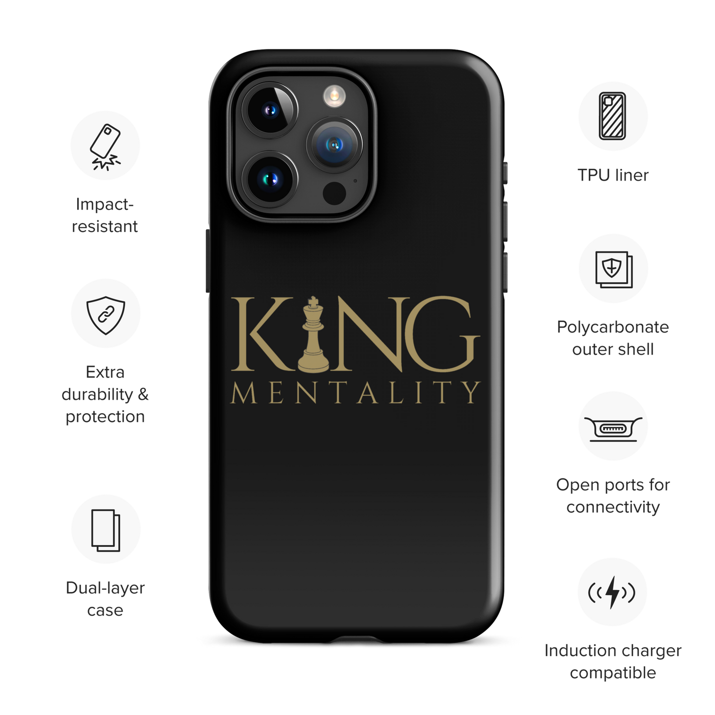 King Mentality Case for iPhone® (Tough Case)