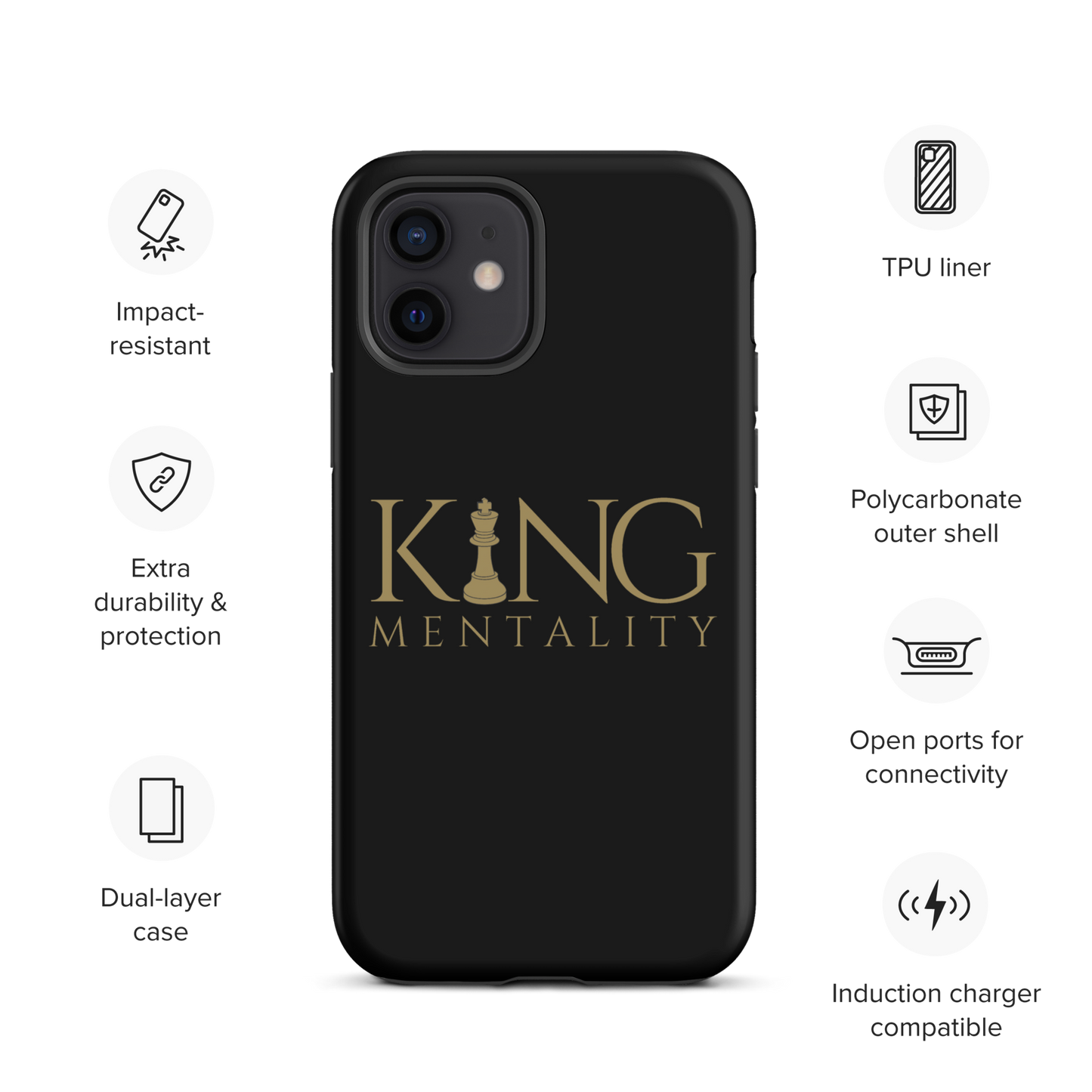 King Mentality Case for iPhone® (Tough Case)