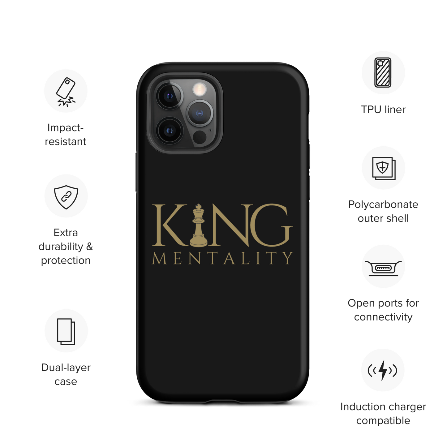 King Mentality Case for iPhone® (Tough Case)