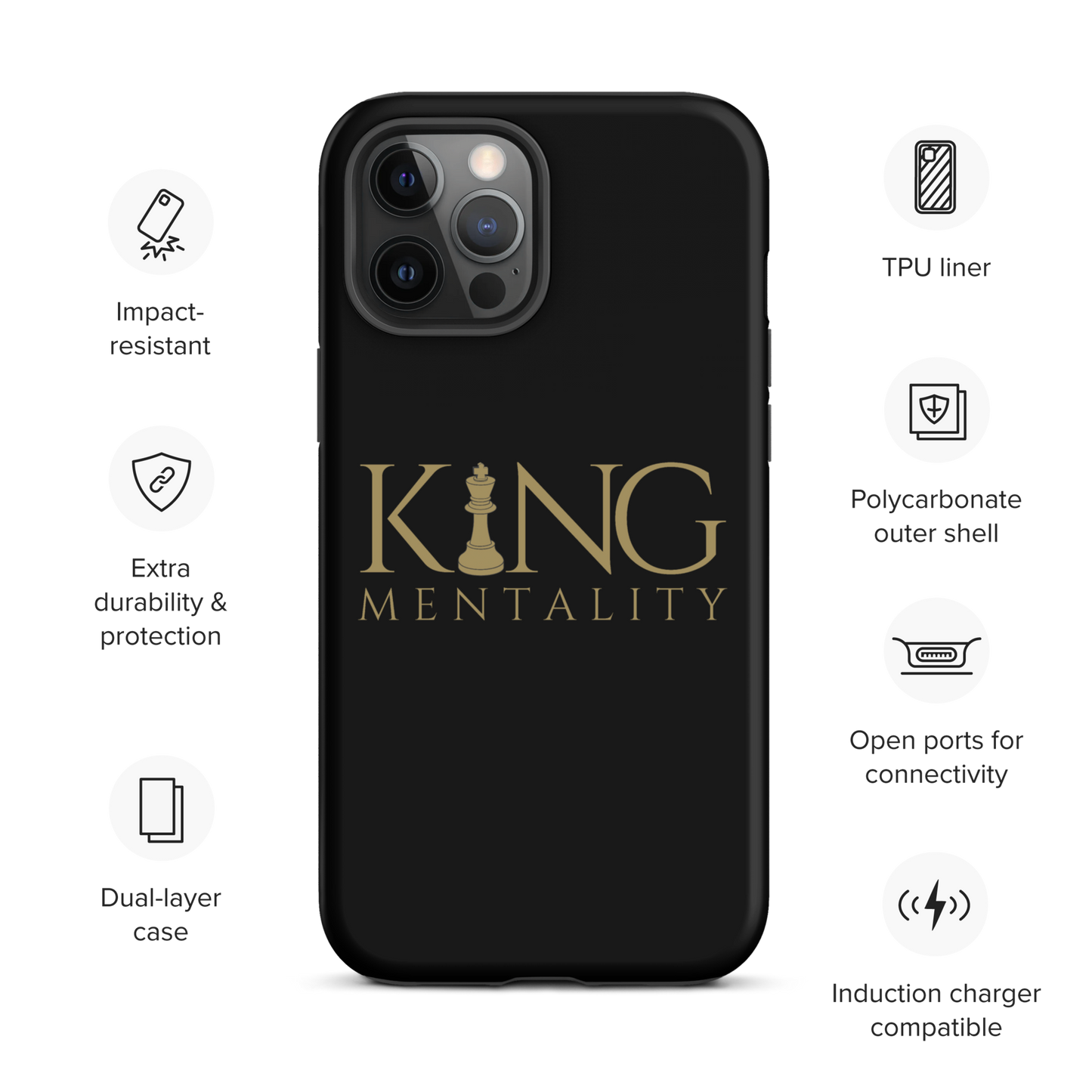 King Mentality Case for iPhone® (Tough Case)