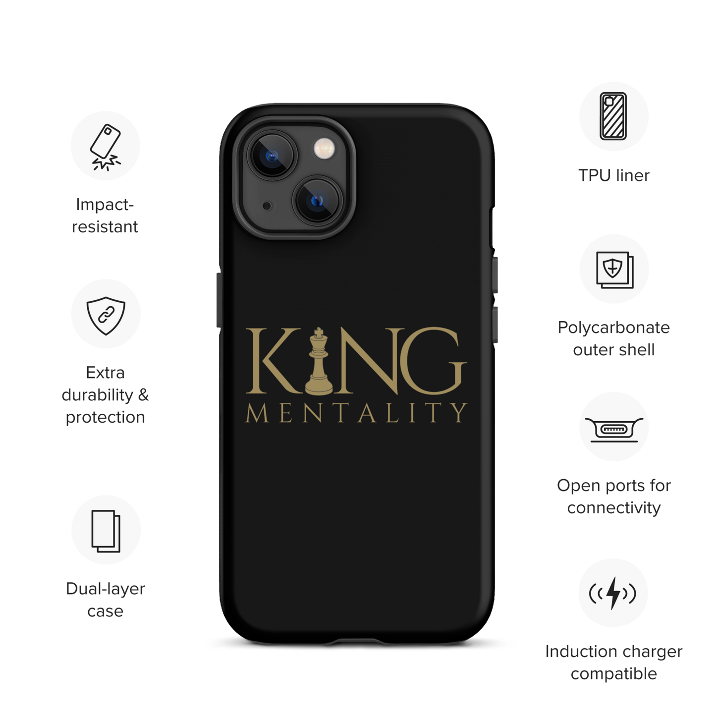 King Mentality Case for iPhone® (Tough Case)