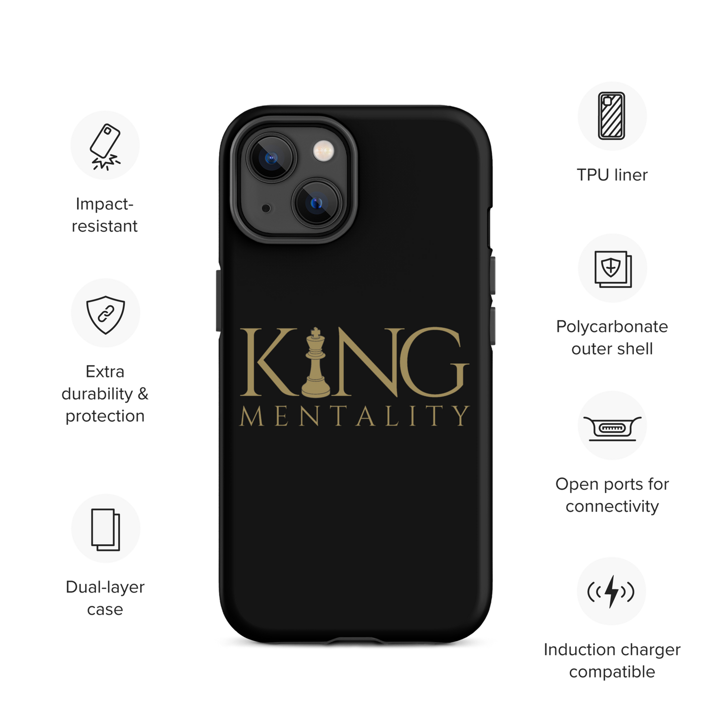 King Mentality Case for iPhone® (Tough Case)