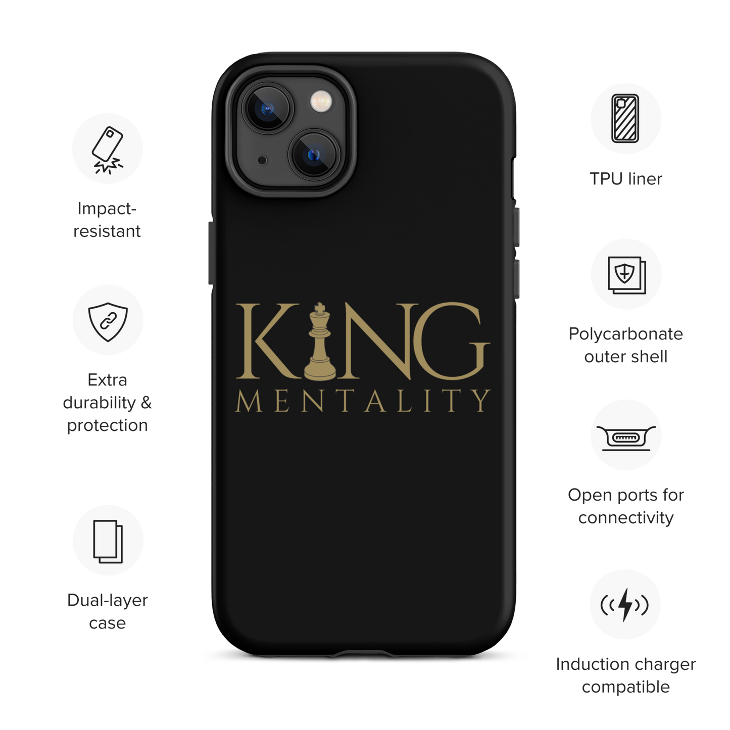 King Mentality Case for iPhone® (Tough Case)