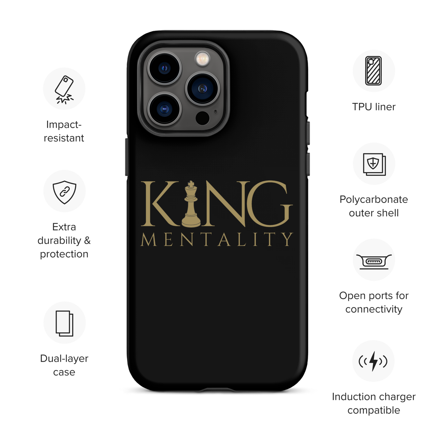 King Mentality Case for iPhone® (Tough Case)