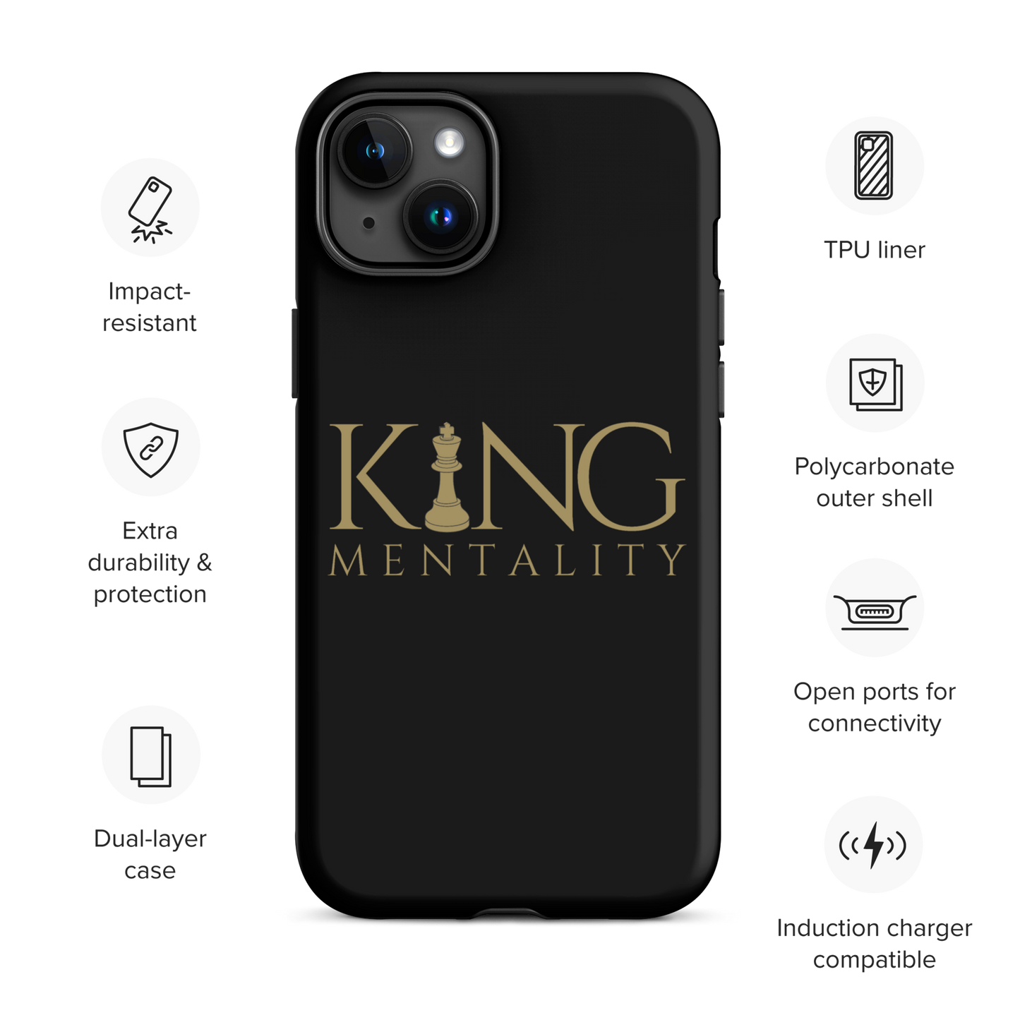 King Mentality Case for iPhone® (Tough Case)