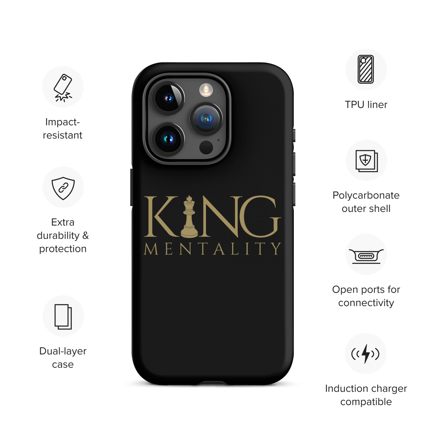 King Mentality Case for iPhone® (Tough Case)