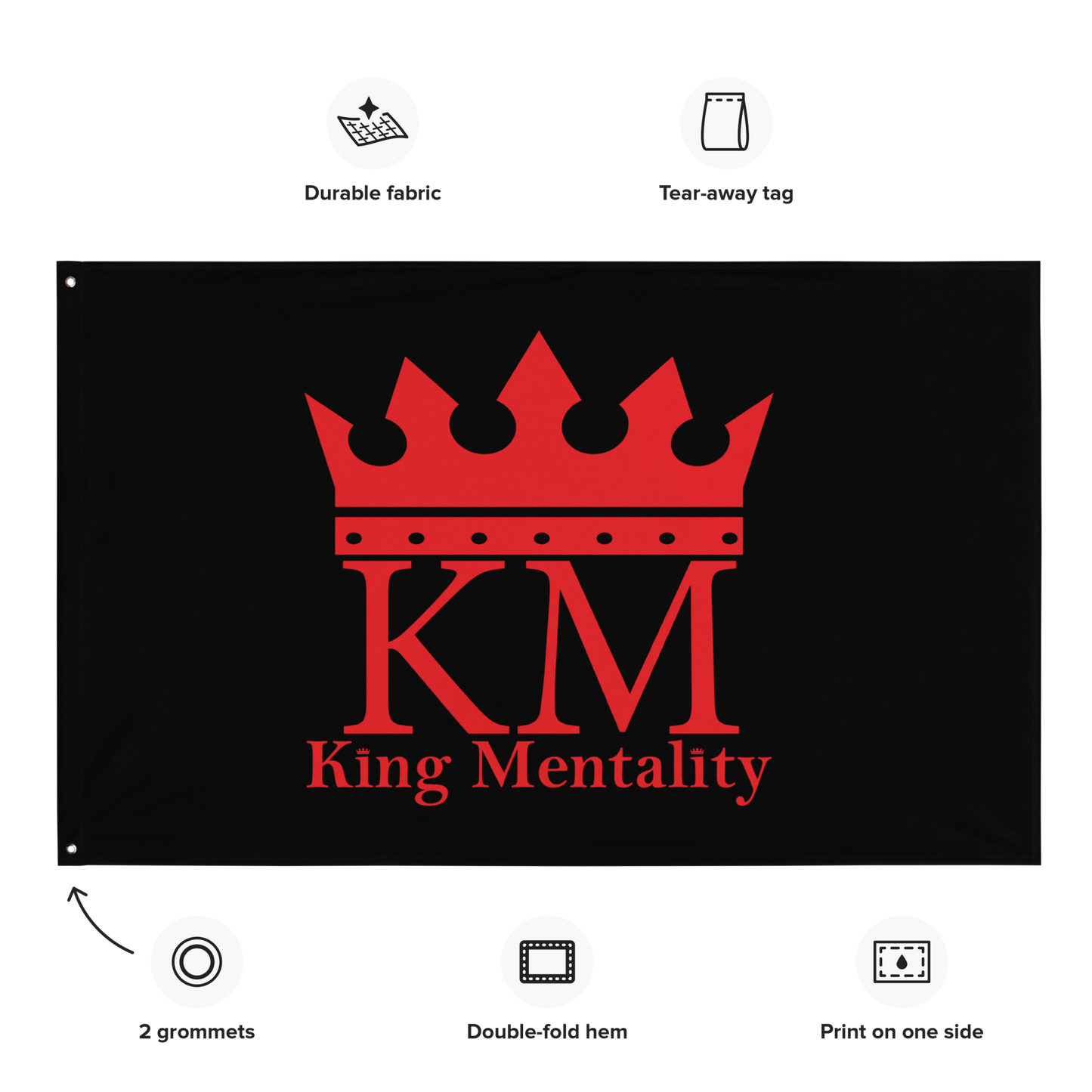 King Mentality Flag