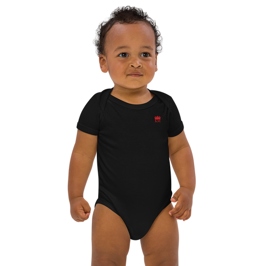 King Mentality Baby Onesie